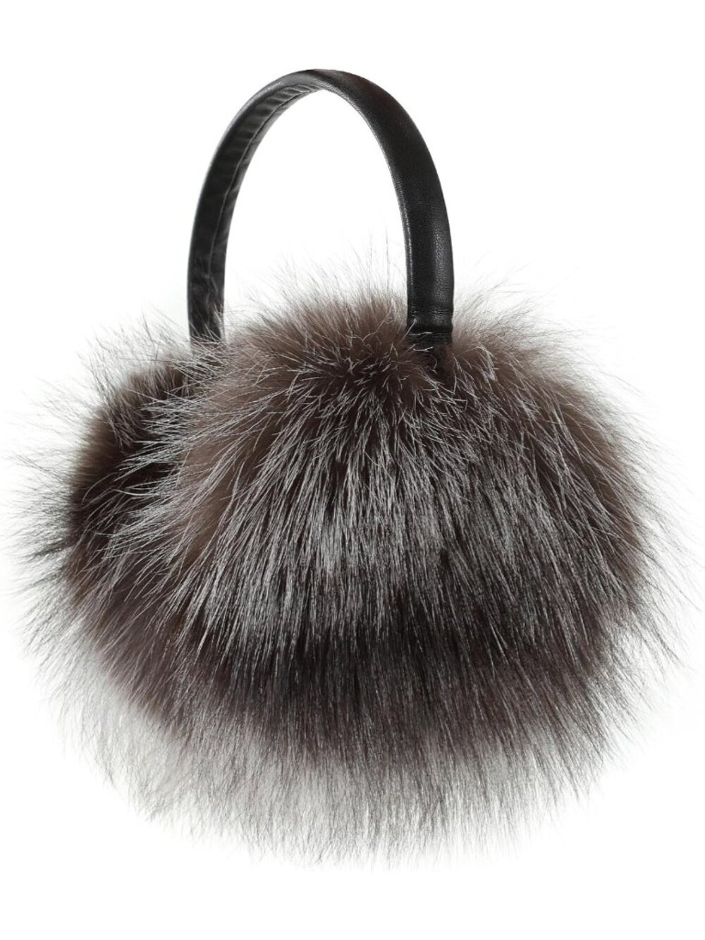 Cozy Women's Real Fox Fur Earmuffs - Cute, Warm, Furry Ear Covers for Winter